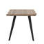Gwawr 6 Person Dining set - a Rectangular Wooden Dining Table with Metal Legs and a Set of 6 Quilted Velvet Dining Chairs for Dining Room - Modern Dining Table Set-1349034175-1349034171