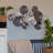 Handmade Boho Abstract Wall Decor on Metal