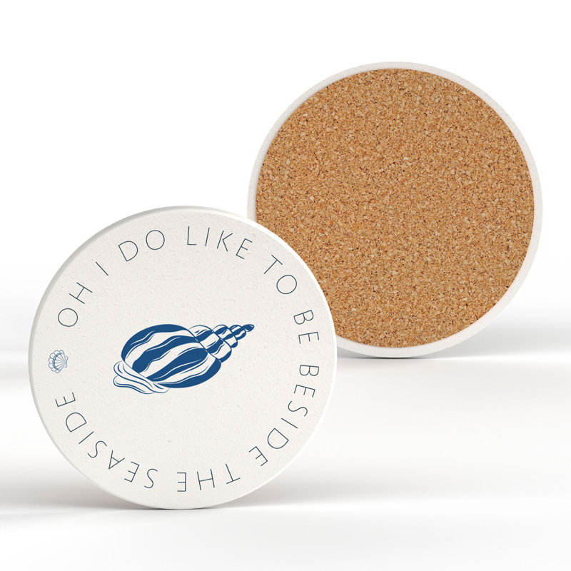 Beach Shell Coaster 100 x 100