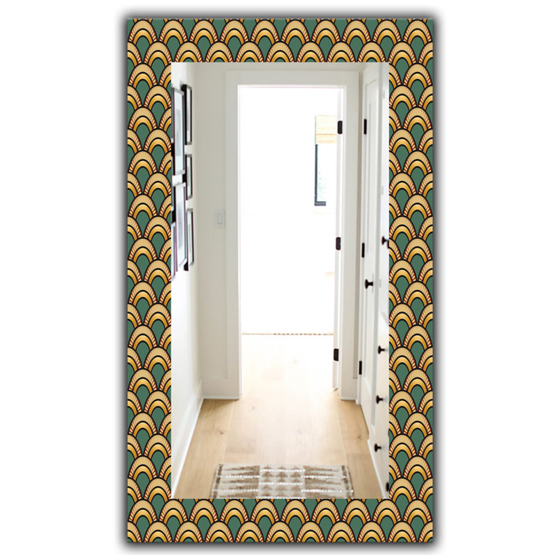 Glass Flat Wall Mirror, 39.4" H x 29.5" W