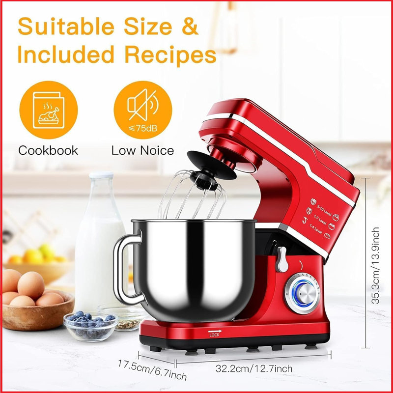 Blue Elephant Stand Mixer, Red