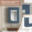 Armoire de rangement murale avec miroir-1092675513