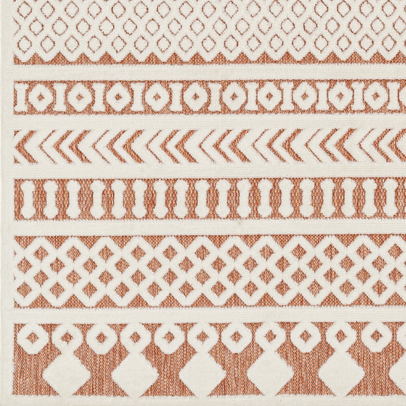Tapis Baraona rouille, Rectangle 7 pi 10 po x 10 pi