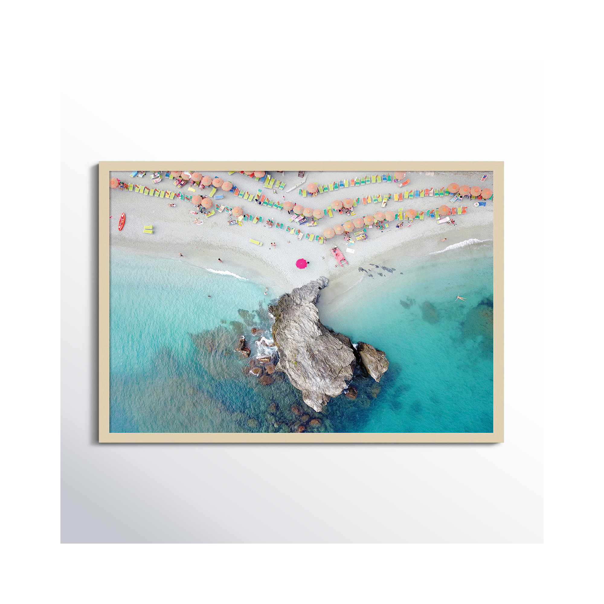 Monterosso 8, 25" H x 33" W, Brown