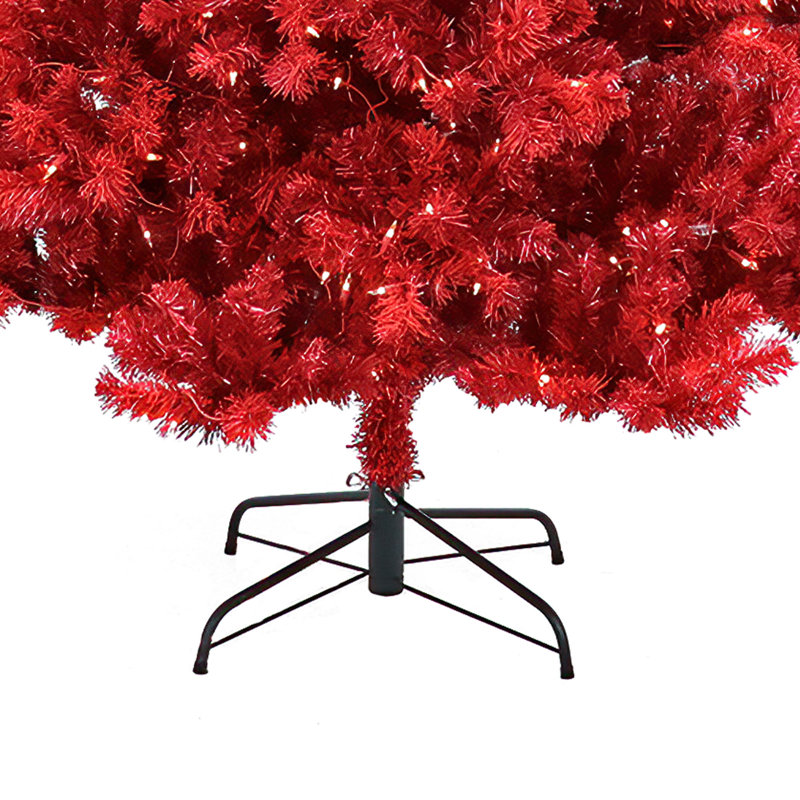 Easy Set-Up Lighted Pine Christmas Tree