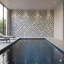 Carreau de mosaïque gris pour mur et plancher 12 po x 12 po (5 pièces / boîte)