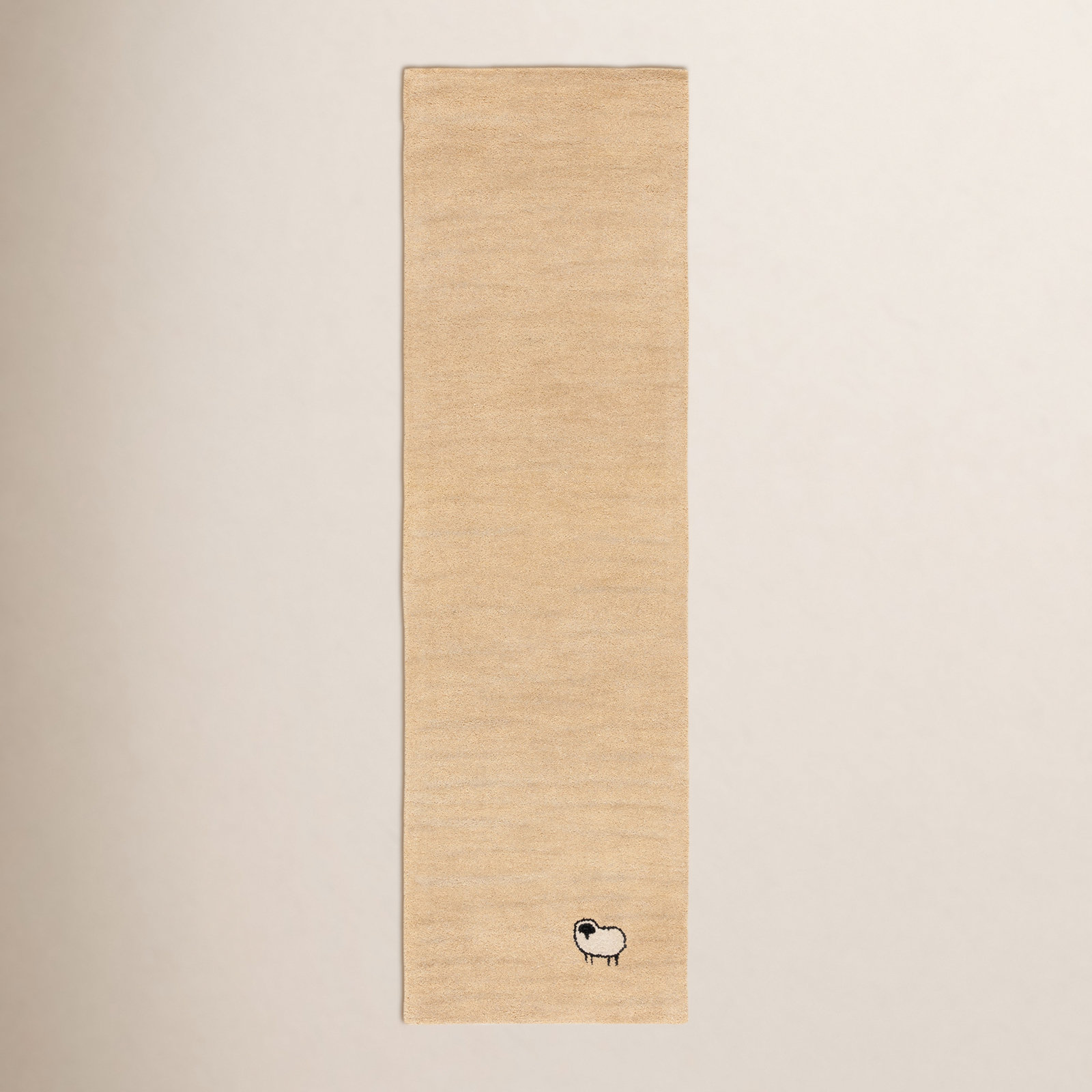 Lonzo Beige Hand-Woven Rug, Runner 2'3" x 8'