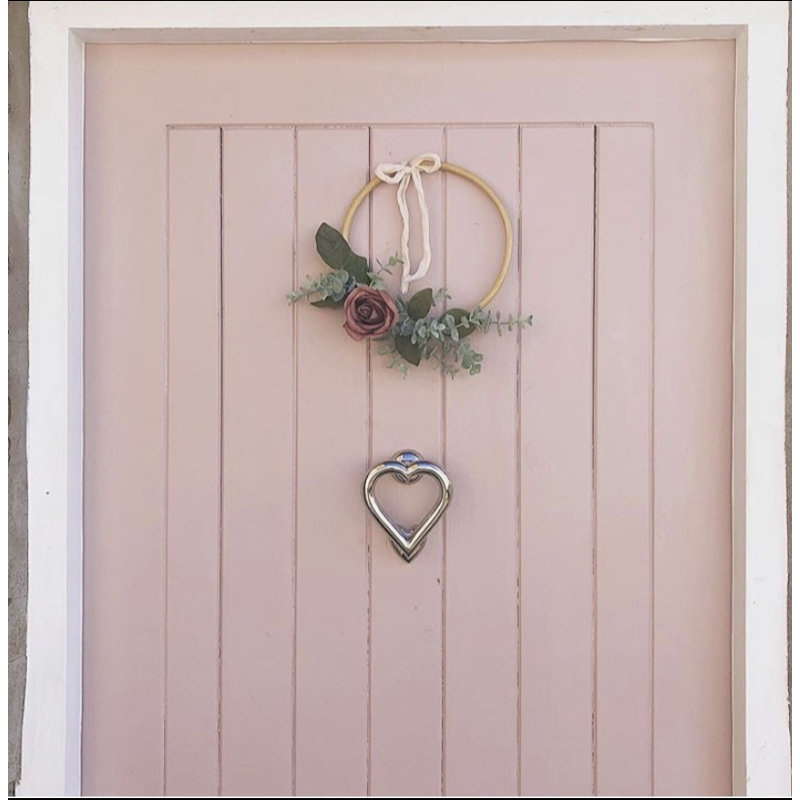Paige Love Heart Door Knocker, Nickel
