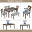 Table de salle à manger rectangulaire avec banc, table de cuisine idéale avec banc pour les petits espaces, assurant une salle à manger confortable et élégante-5598217-5598220-5598223