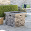 Foyer au propane de 30 po, 40 000, gris. Matériaux. Profitez du divertissement extérieur dans votre jardin. Pas d'assemblage. Créez une cour élégante