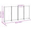 180cm H Folding Room Divider-1501714287