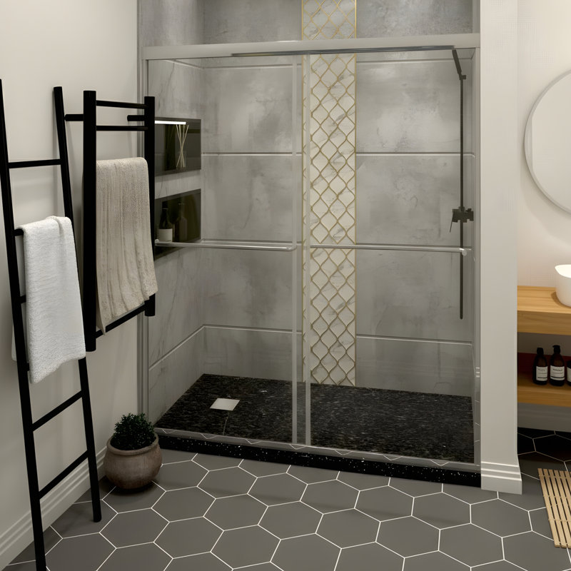Porte de douche moderne anti-déflagrante