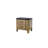 Retro Double Drawer Nightstand