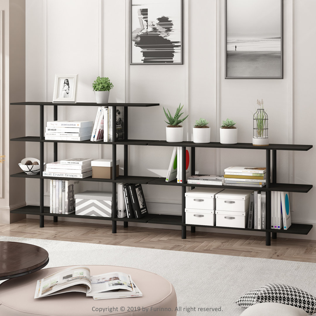 Rosamaria 71cm H x 120cm W Plastic Etagere Bookcase