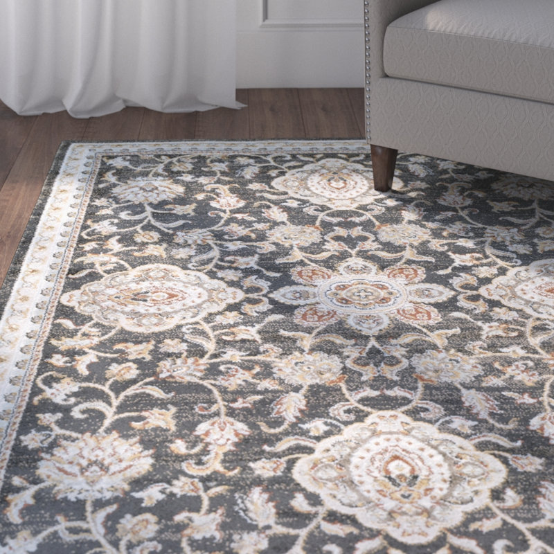 Lenora Floral Indoor Rug, Rectangle 6'7" x 9'6"