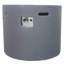40 000 foyers, 31,72 po de largeur, gris foncé, installation facile ronde 31 po, processus