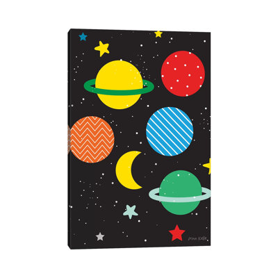 Outer Space by Ann Kelle - Wrapped Canvas Print