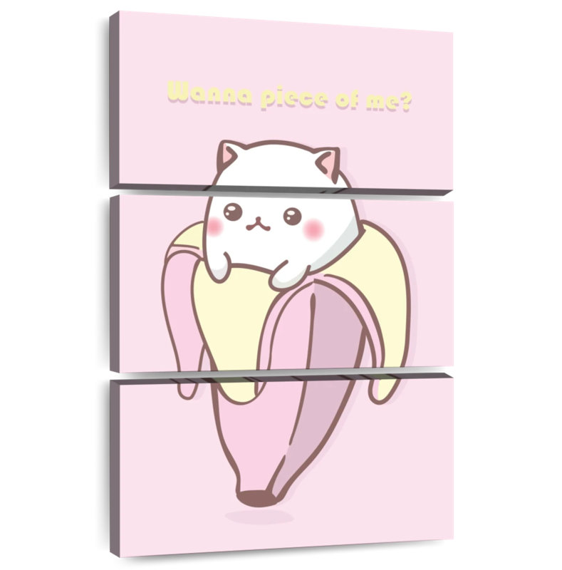 Ketti Cat Banana, 32" H x 20" W