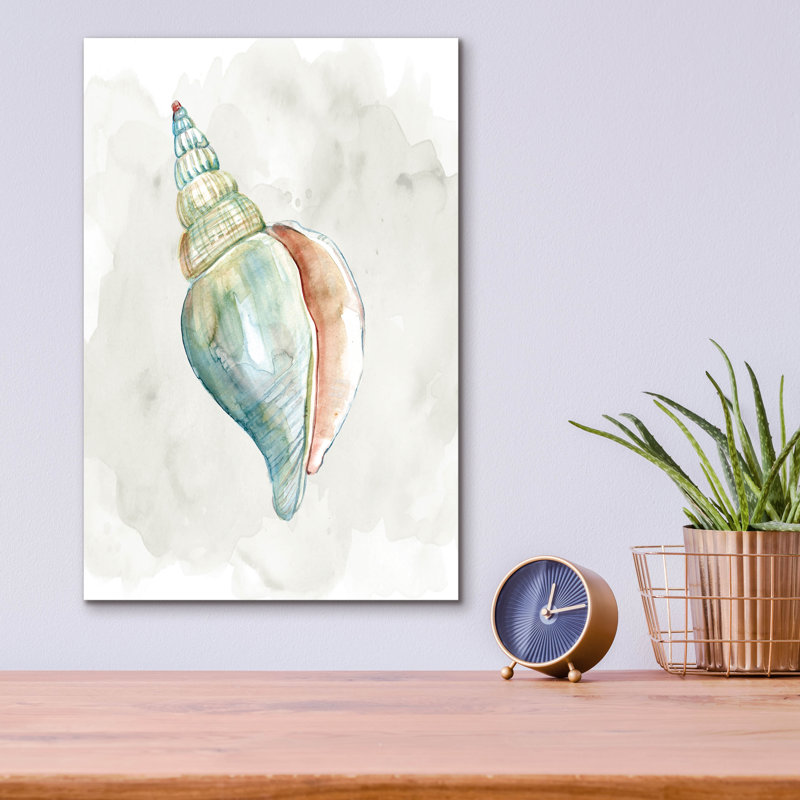 «Pastel Shell II» par Carol Robinson, H 16 po x l 12 po x P 0,13 po