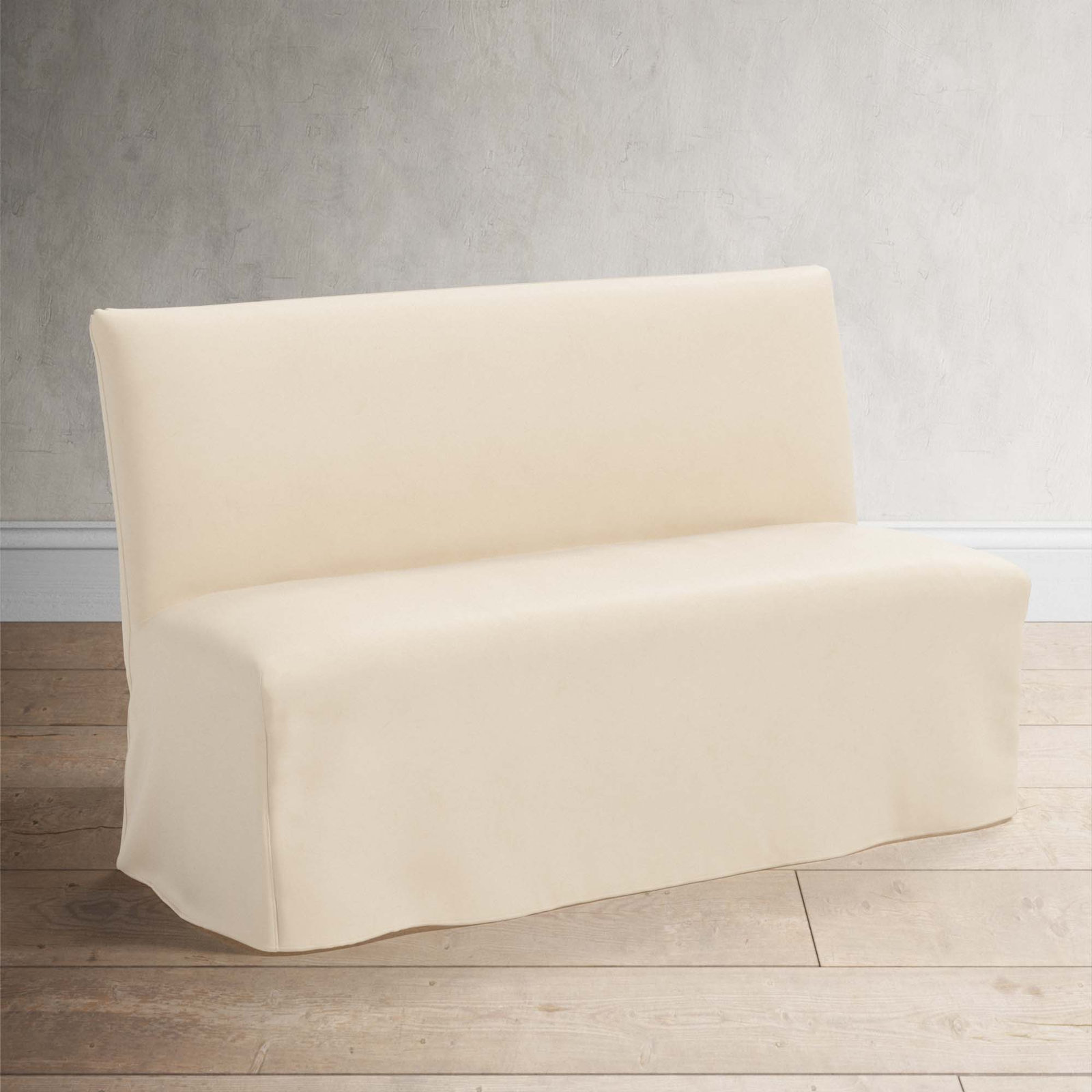 Silvia 57" Dining Bench, Classic Pearl Performance Velvet