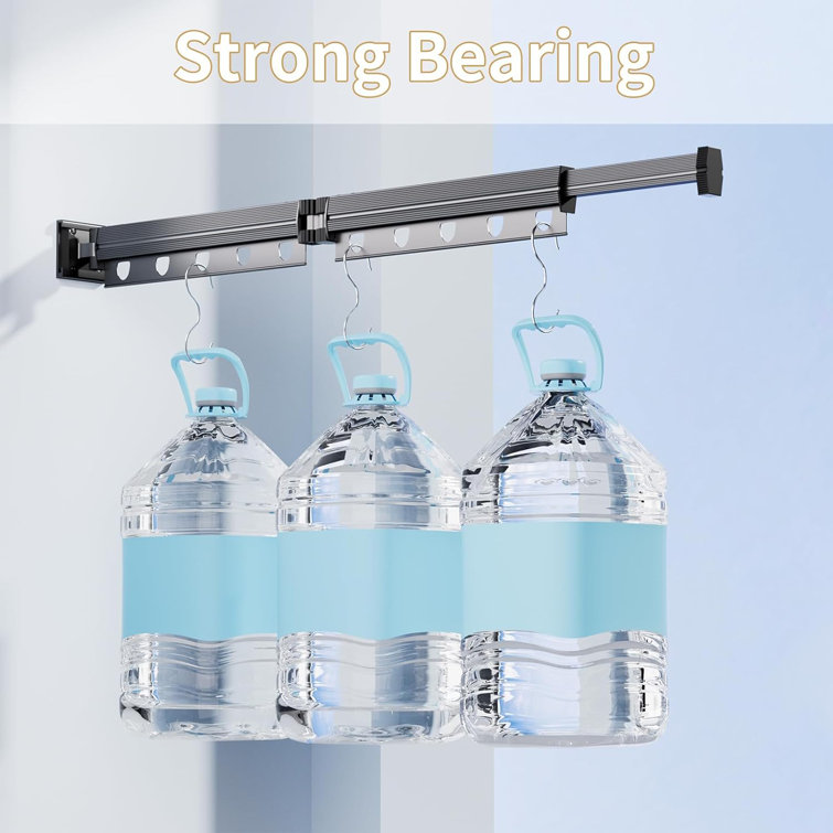 jiaroswwei Bottle Rack Wall Mounted Hanging ABS Self Adhesive