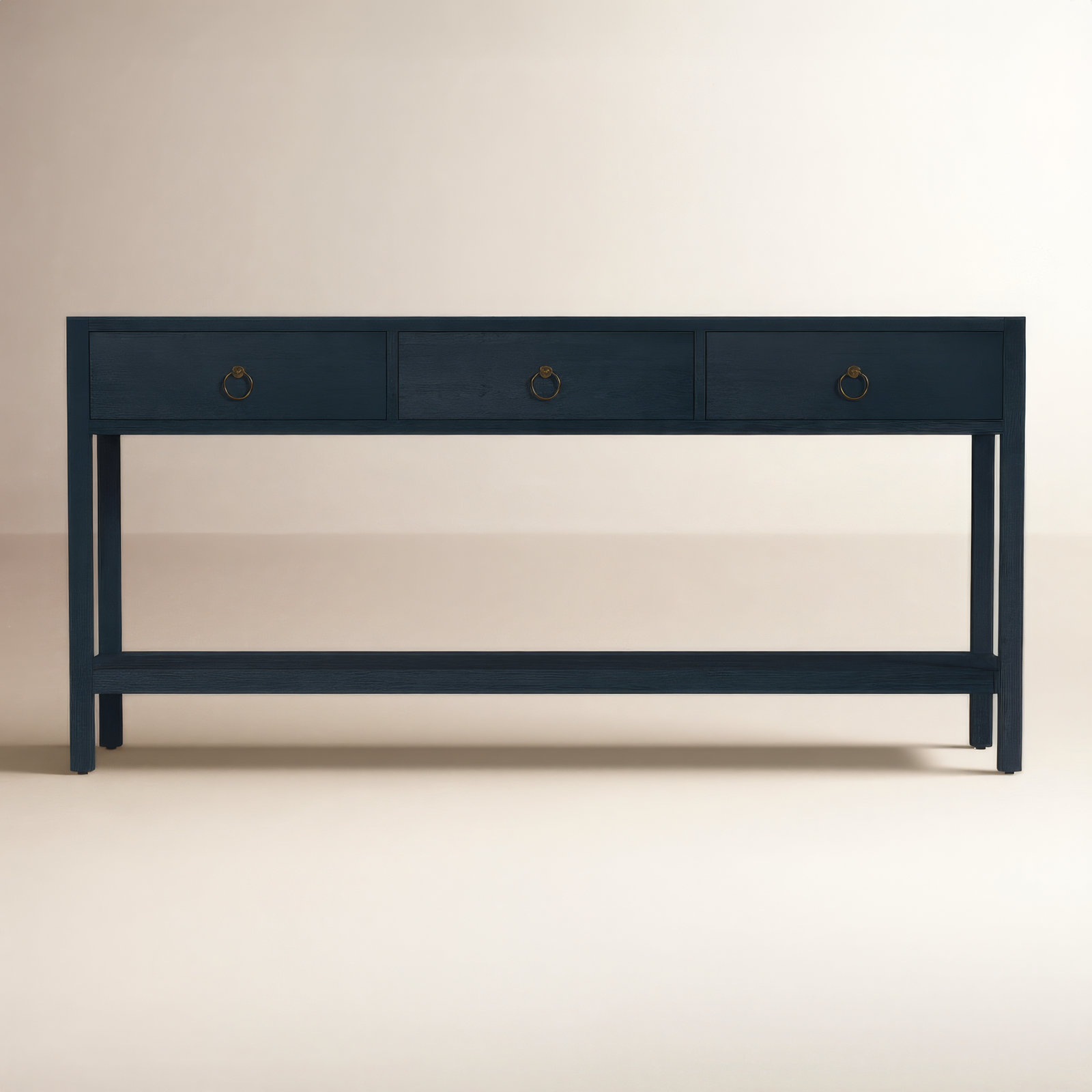 Elin 65'' Console Table, Navy Blue