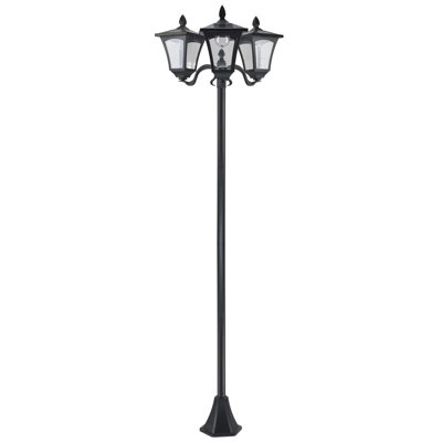 Solar Lamp Post Light, Adjustable Brightness Solar Powered Landscape Lighting For Garden Lawn Pathway Driveway Yard