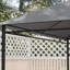 Remplacement du pavillon de pavillon de jardin, remplacement du toit du pavillon de jardin extérieur
