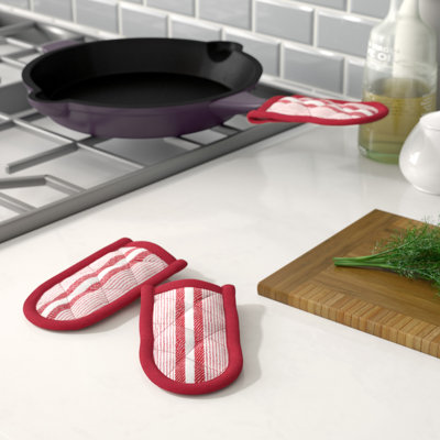 Alcott Hill® Zimmerman Striped Handle Holder Set