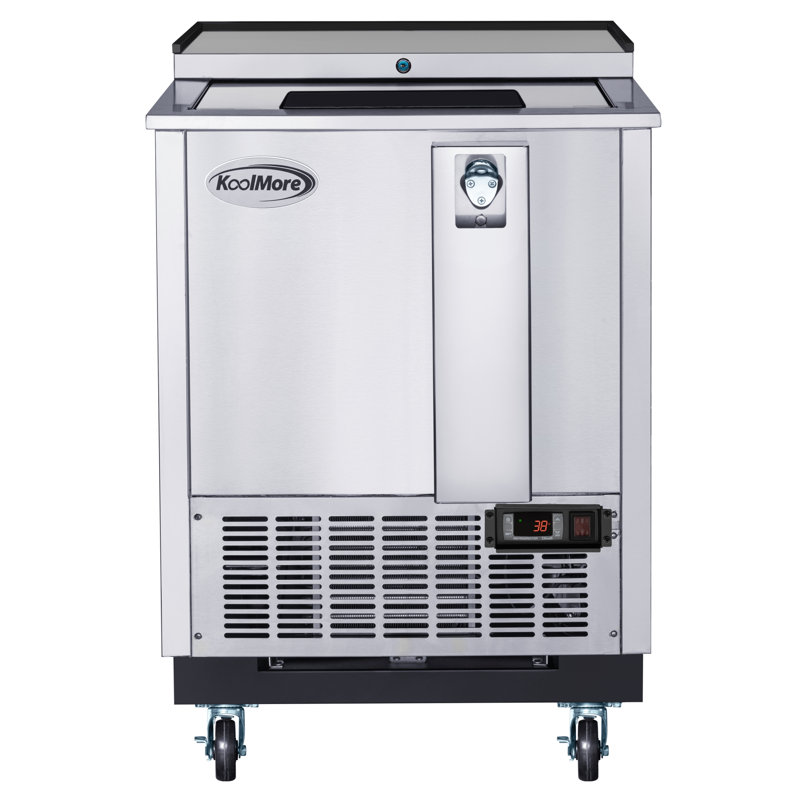 KoolMore 26.4 " W Freestanding 63 Cans (12 oz.) 4.9, Stainless Steel