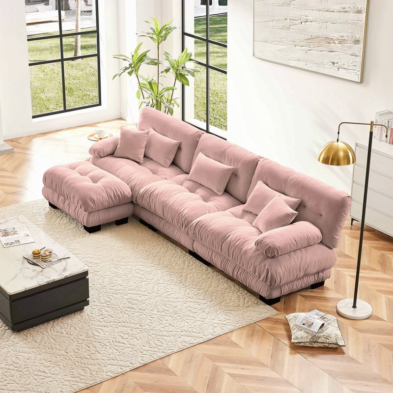 Canapé modulaire Luxury Luxury, Rose