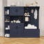 Armoire d'entrée avec tablettes et 4 crochets-309155759