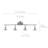 Beker 31.25'' 4 -Light Fixed Track Track Kit with Dimmable and Adjustable Head-446947183-446947178
