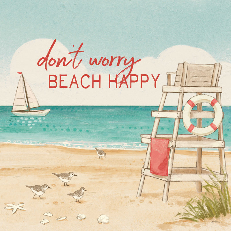 Beach Time III, H 30 po x l 30 po x P 1,25 po