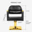 Tabouret bas ergonomique avec dossier réglable Lowanda