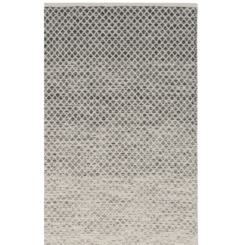 Figuig Hand Woven Cotton Geometric Rug, Runner 2'3" x 9'