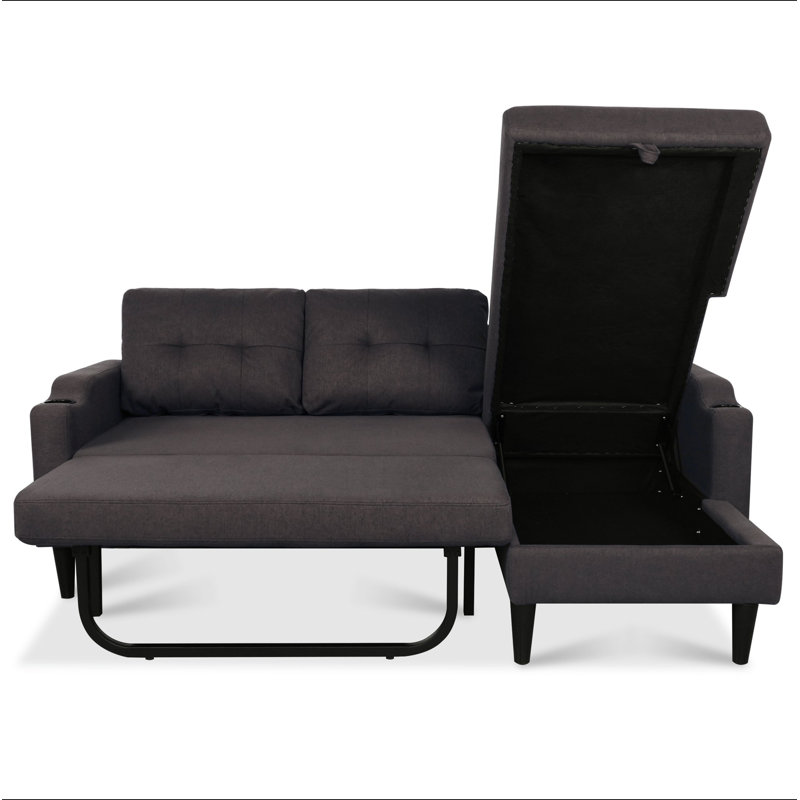 Sofa, Brown Fabric