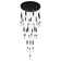 Dimmable LED Tiered Chandelier