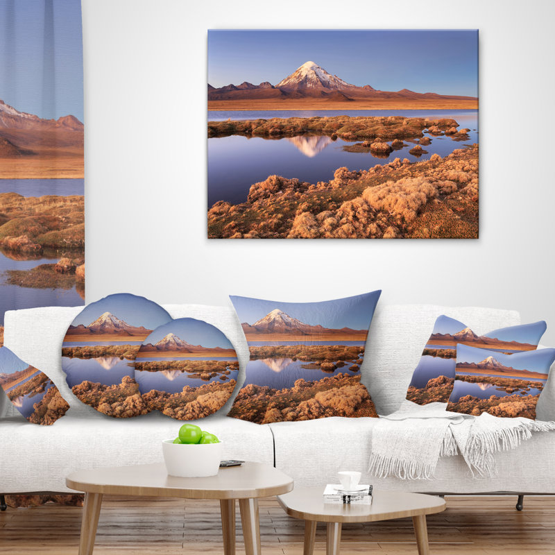Coussin Sajama National Park, Bolivie, 16 po x 1 po, Coussin décoratif