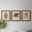 Elegant Tropicals IV - Ensemble de 3 peintures sur toile encadrées-1823053504-1823053530