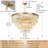 Makinlee Dimmable Crystal Tiered Chandelier-981551649-981551652-965955084
