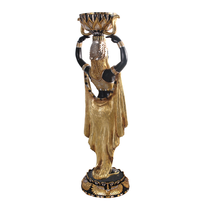 Cleopatra's Nubian Maiden Grand-Scale Statue