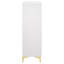 Commode rectangulaire blanche à 5 tiroirs Karena-2027407119