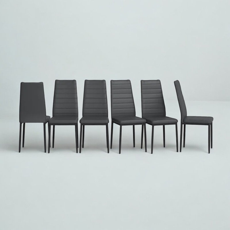 Chaise parsons Wokeham, Gris, 6