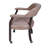 Faux Leather Swivel Armchair-89156574-89161553