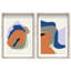 Together Set Shadowbox Abstract Print by Oliver Gal, Black Frame, 10 x 15-326882406-326882407