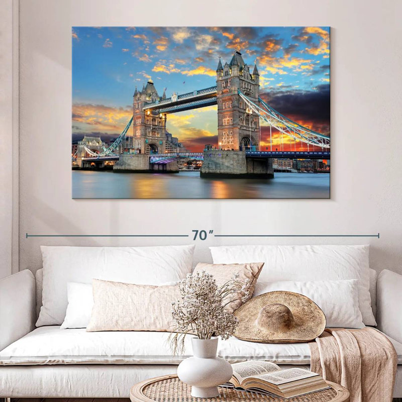 Hannes Tower Bridge Of London, 34" H x 51" W