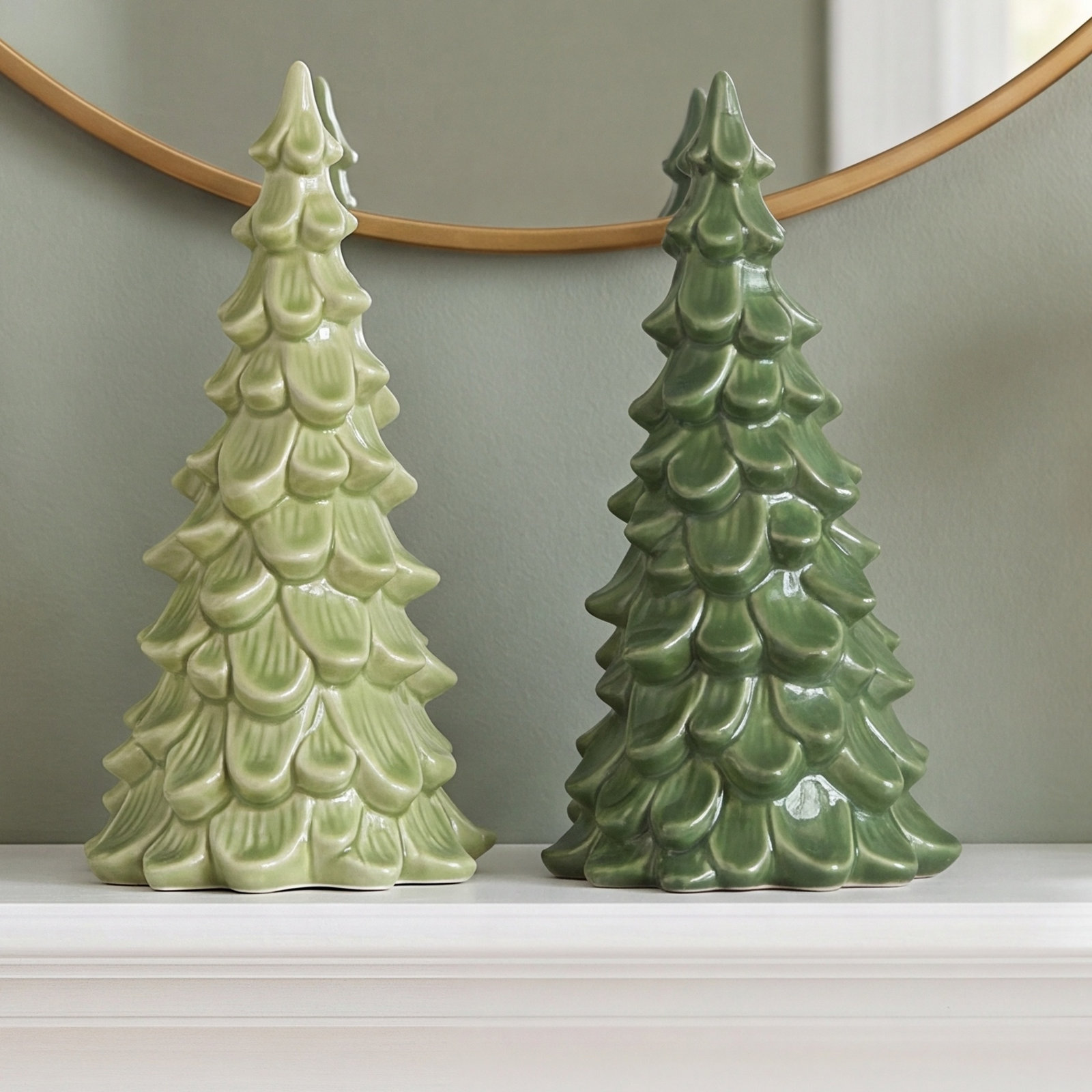 Stoneware Tabletop Christmas Tree