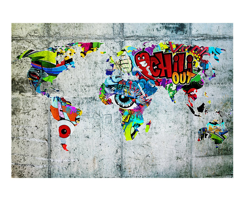 Guhr Peel & Stick Wall Mural, 55.1" L x 77.2" W