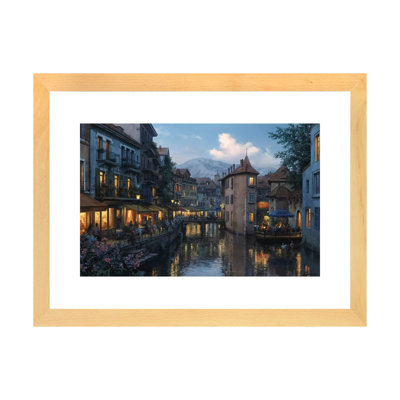 «Evening In Annécy», reproduction de photo